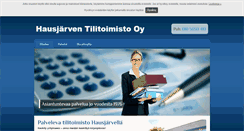 Desktop Screenshot of hausjarventilitoimisto.fi